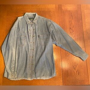 Denim Snap-Up Shirt